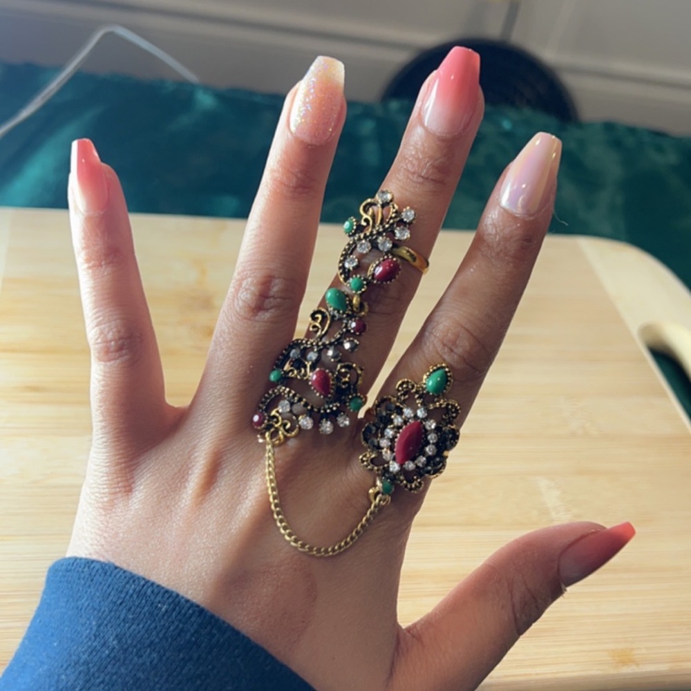 3 Ring Traditional Intricate Ring